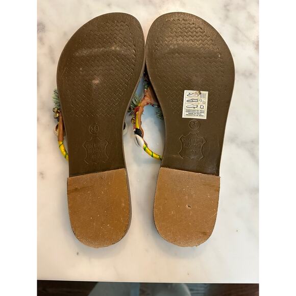Z & L TAN MULTI SHOE SIZE 38 SANDALS - Picture 3 of 3